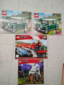 LEGO Manual Lot 10242 4841 4738 Mini Cooper Harry Potter Instructions