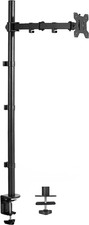 Extra Tall Single Monitor Desk Mount, 39 Inch Pole VESA Stand for 13 to 32 Inch