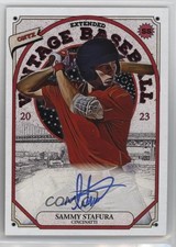 2023 Onyx Vintage Extended Blue Ink Sammy Stafura #OASS Auto 1f0j