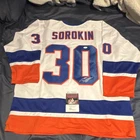 Ilya Sorokin New York Islanders #30 Autographed Original Hockey Jersey JSA