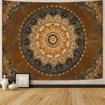 Boho Mandala Tapestry Wall Hanging Hippie Bohemian Floral Medallion Indian Ta...