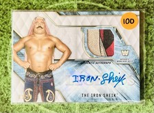 2017 Legends of WWE Patch Autographs The Iron Sheik /50