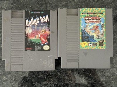 SUPER DODGE BALL & COBRA COMMAND Nintendo Entertainment System (NES)