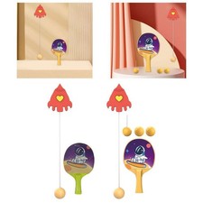 Table Tennis Set Pingpong Training Device Self Workout Exercise Portable Non