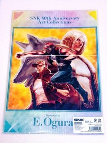 SNK KOF Clear File Set of 4  Kyo, Iori, Terry, K Neogeo Goods LE/MIB? (Note: