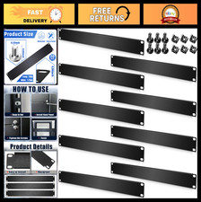 Blank Rack Mount Panel Spacer - Metal Filler for 19 Inch Server Rack, 1U, 5 Pcs