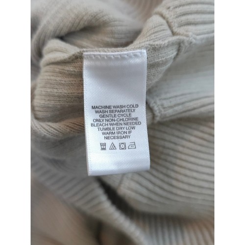 Pull col rond marron Levis coton côtelé tricot pull preppy hiver homme grand - Photo 11/11