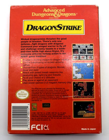 Advanced Dungeons & Dragons: DragonStrike (Nintendo NES) Complete  CIB EXCELLENT