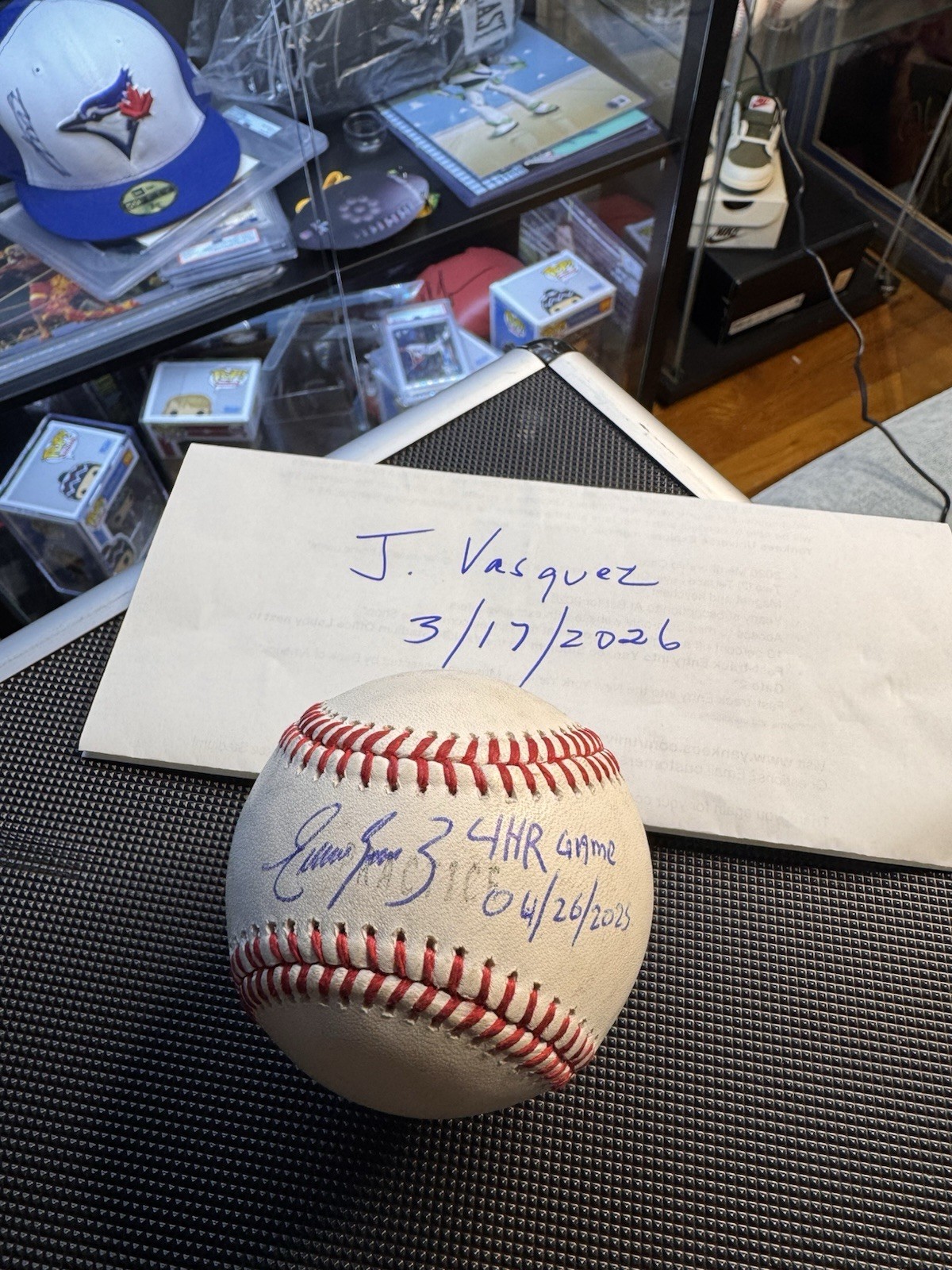 2026 World Baseball Classic Champ Eugenio Suarez Signed Baseball Venezuela 4HR
