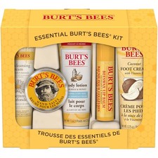 Burt  s Bees Gift Set   5 Travel Size Skincare Essentials Kit