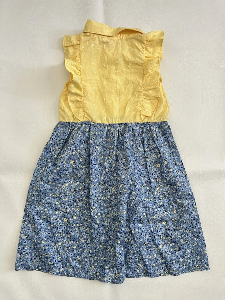 Vestido Penelope Mack Bordado Floral Lazo Niña Talla 6 Bloomcore Cottage Foto 4 de 4
