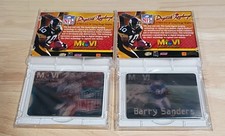1996 NFL Digital Replay Movie Motion Vision Barry Sanders Dan Mario With Case