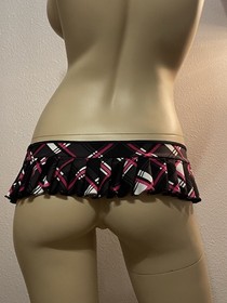 Sexy Micro Mini Naughty School Girl Skirt Plaid Lingerie Rave Exotic Dancer