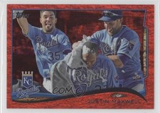 2014 Topps Red Hot Foil Justin Maxwell #594 0c2