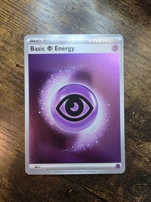Basic Psychic Energy 5 Mee: Mega Evolution Energies Reverse Holo
