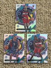 2023-24 Topps Cosmic Chrome WIZARDS Refractor Lot (3) Kuzma/Howard/Coulibaly RC