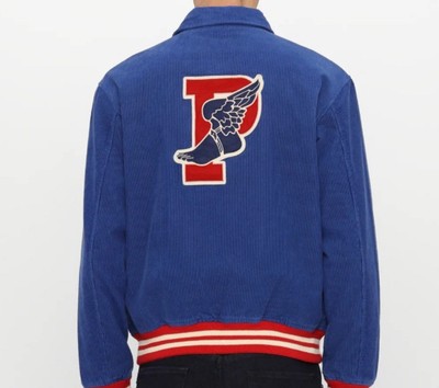 $548 MSRP Polo Ralph Lauren P Wing Corduroy Letterman Varsity