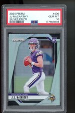 2024 Panini Prizm JJ McCarthy #400 Silver Prizm RC Vikings