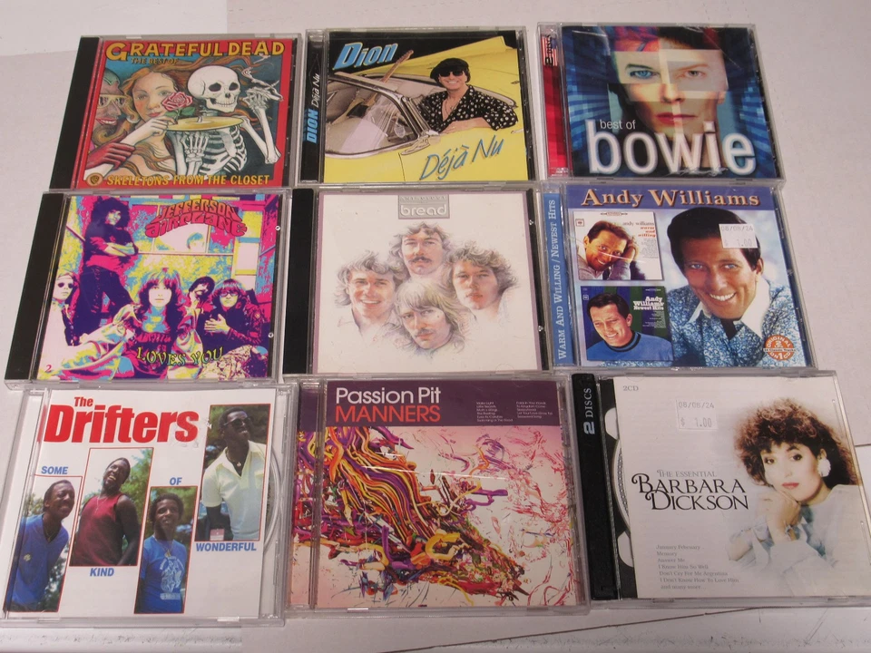 Lot of 25 Assorted Used Music CDs Rock Pop Soul Oldies 60s 70s 80s album LOT C Foto 2 de 4