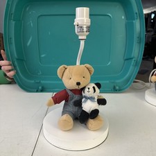 Vintage Blue Jean Teddy Nursery Blue Jean Teddy with a Panda Missing Shade