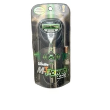 M3 Power Razor Handle Blade Cartridge Shaver (Battery is Damaged See Photo)