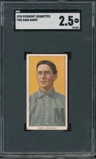 T206 Piedmont 350/25 Shad Barry SGC 2.5 - Milwaukee