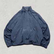 Napapijri Windbreaker Jacket Mens XL Fleece Rain Forest Expedition Coat, Navy