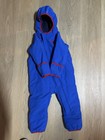 The North Face Infant Hooded Snowsuit 18-24M Blue/Red Polyester Winter — photo 1