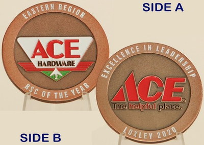 #ad #ad ACE Hardware Eastern Region RSC of the Year 2020 Challenge Coin 1#2 $34.18