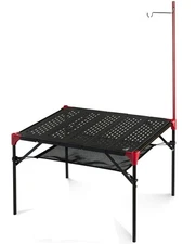 iClimb Extendable Folding Table Large Tabletop Area Ultralight Compact with H...