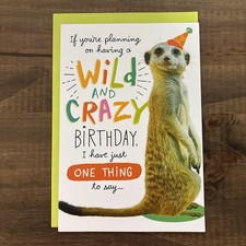 Hallmark BIRTHDAY Greeting Card - FUNNY. 5.5x8