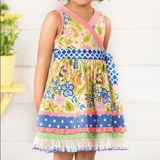Matilda Jane May Day Dress Garden Path Scrappy Adventure Begins Size 4