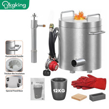 12KG Propane Melting Furnace Kit Metal Foundry Home Kilns 2700 F Casting Smelter