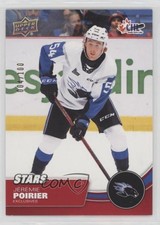 2021-22 Upper Deck CHL Stars Exclusives 4/100 Jeremie Poirier #328 0na9