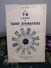 George Muchery Divination 1935 Uncut Sheets Antique Tarot