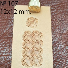 Leather stamp tool for leather craft DIY brass stamp #107 - celtic knot