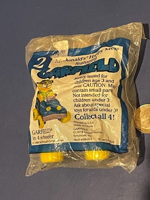 Garfield 1988 1989 McDonald's Happy Meal Toys - NEW or USED | eBay