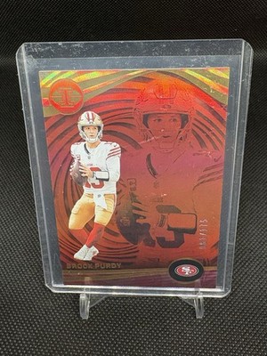 2023 Panini Illusions Brock Purdy  #89 Red Gold Color Match #/175 49ers