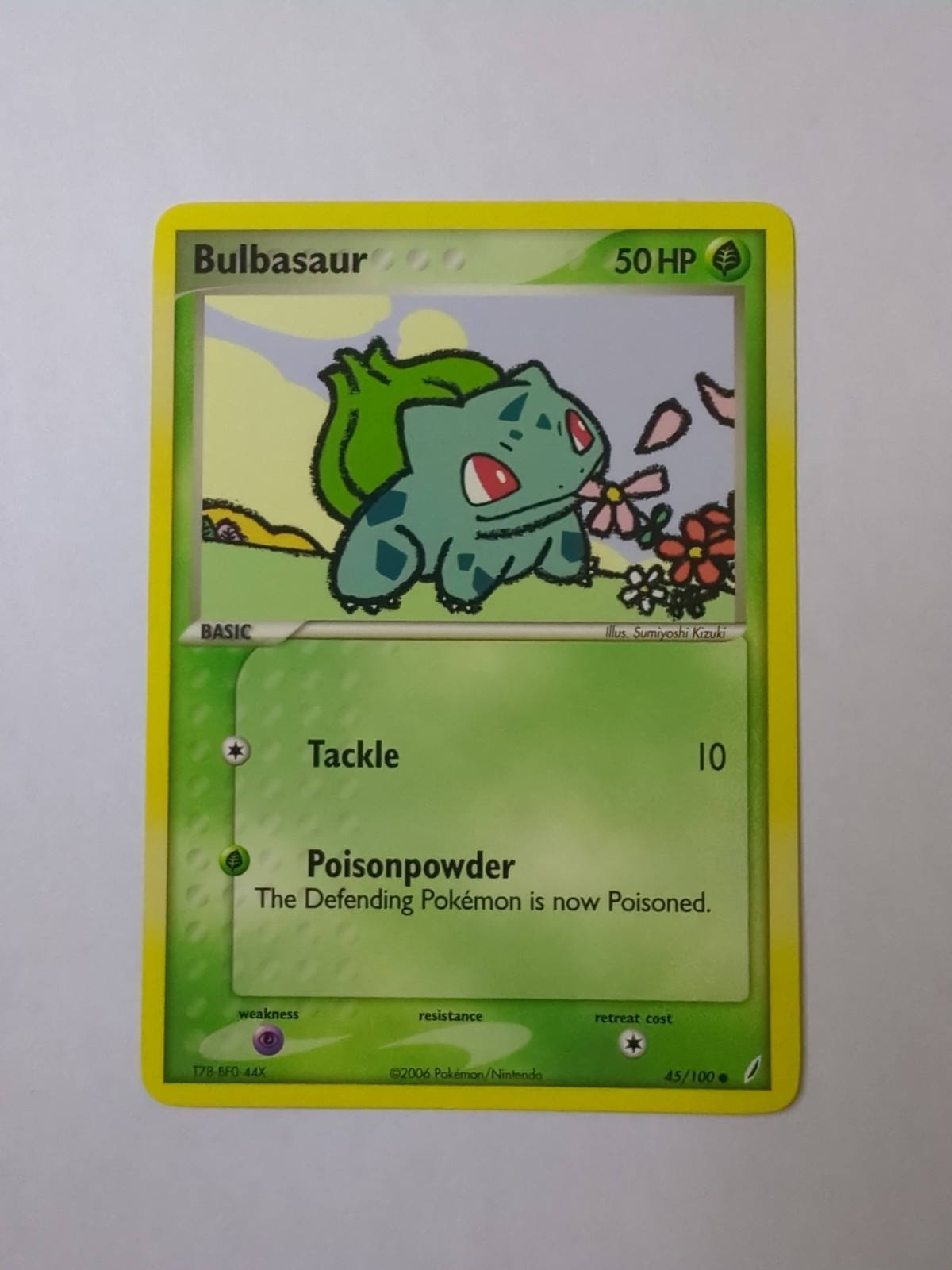 Bulbasaur 45/100 Common NM | Pokemon Crystal Guardians