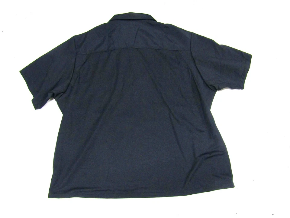 Camisa Base Blauer 8472 Manga Corta Mezcla Lana Armorskin - 4XL - Azul Marino Oscuro - NUEVA Foto 4 de 4