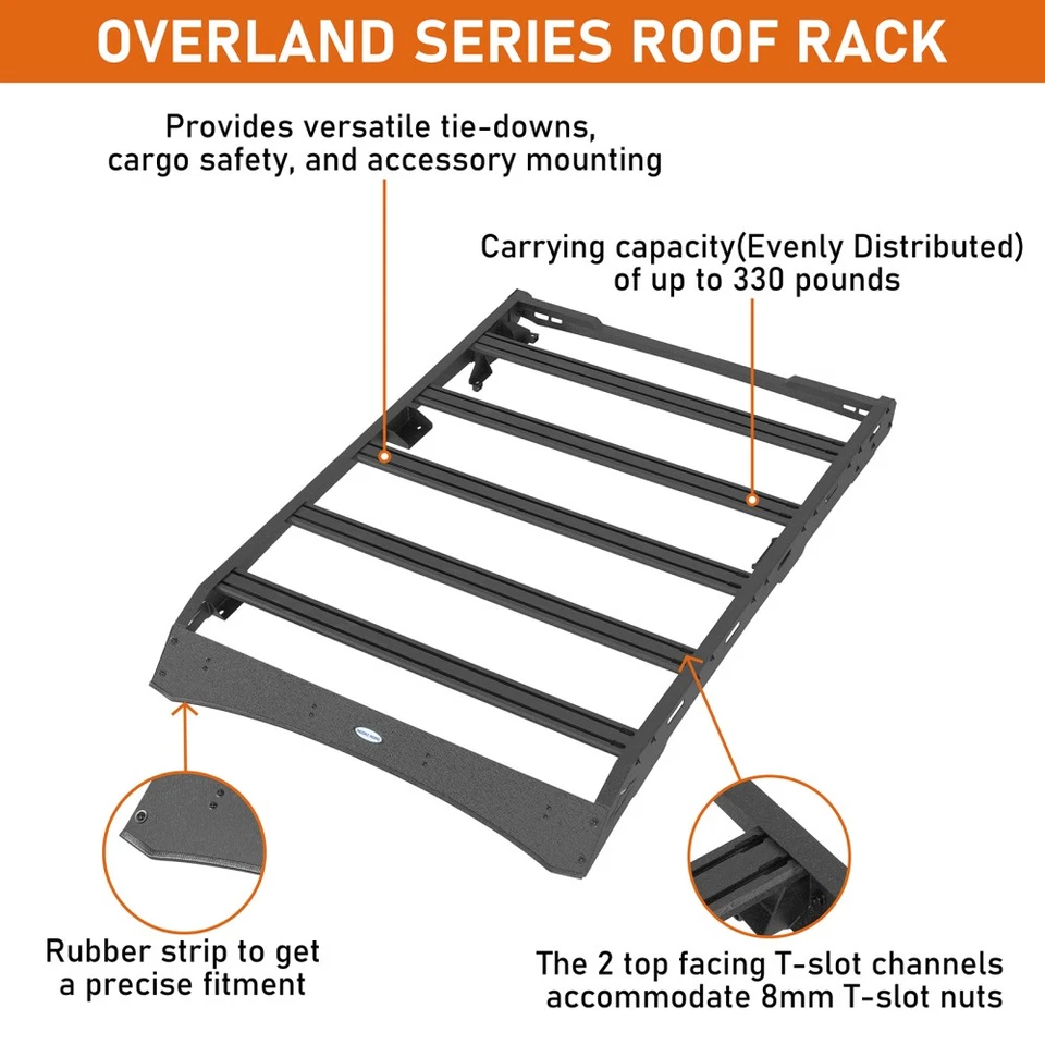 Fit SUBARU XV CROSSTREK 2013 2014 2015 2016 2017 PORTAEQUIPAJES TECHO SUPERIOR CESTA DE CARGA Foto 2 de 4