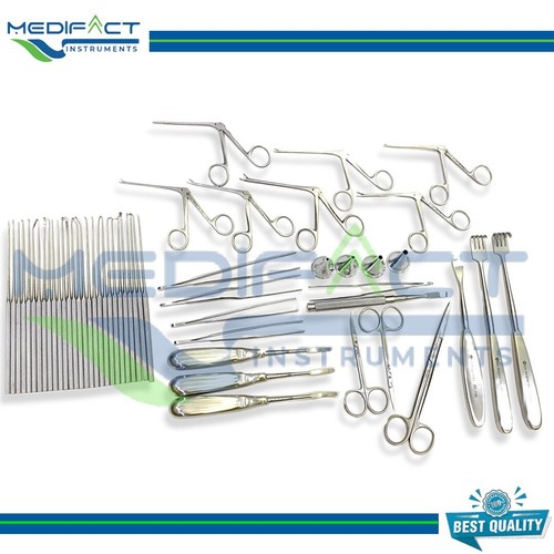 Tympanoplasty Instruments 58 Pcs Set Micro Ear Surgery ENT Instruments - Picture 4 of 4