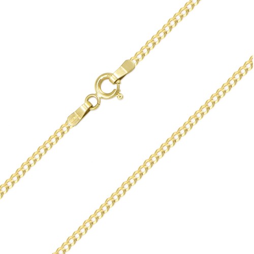 10K Solid Yellow Gold Custom Cuban Choker Necklace Chain 2-3mm 11-15" -Curb Link - Picture 4 of 10