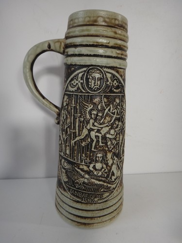 Vintage Bier Stein Gerz W. Germany 8 1/2" Ianbaldems - Bild 2 von 6