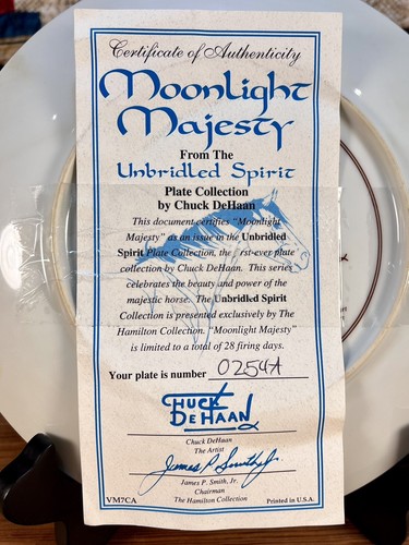 Vintage "Moonlight Majesty" Unbridled Spirit Collection w/ COA - Picture 2 of 3