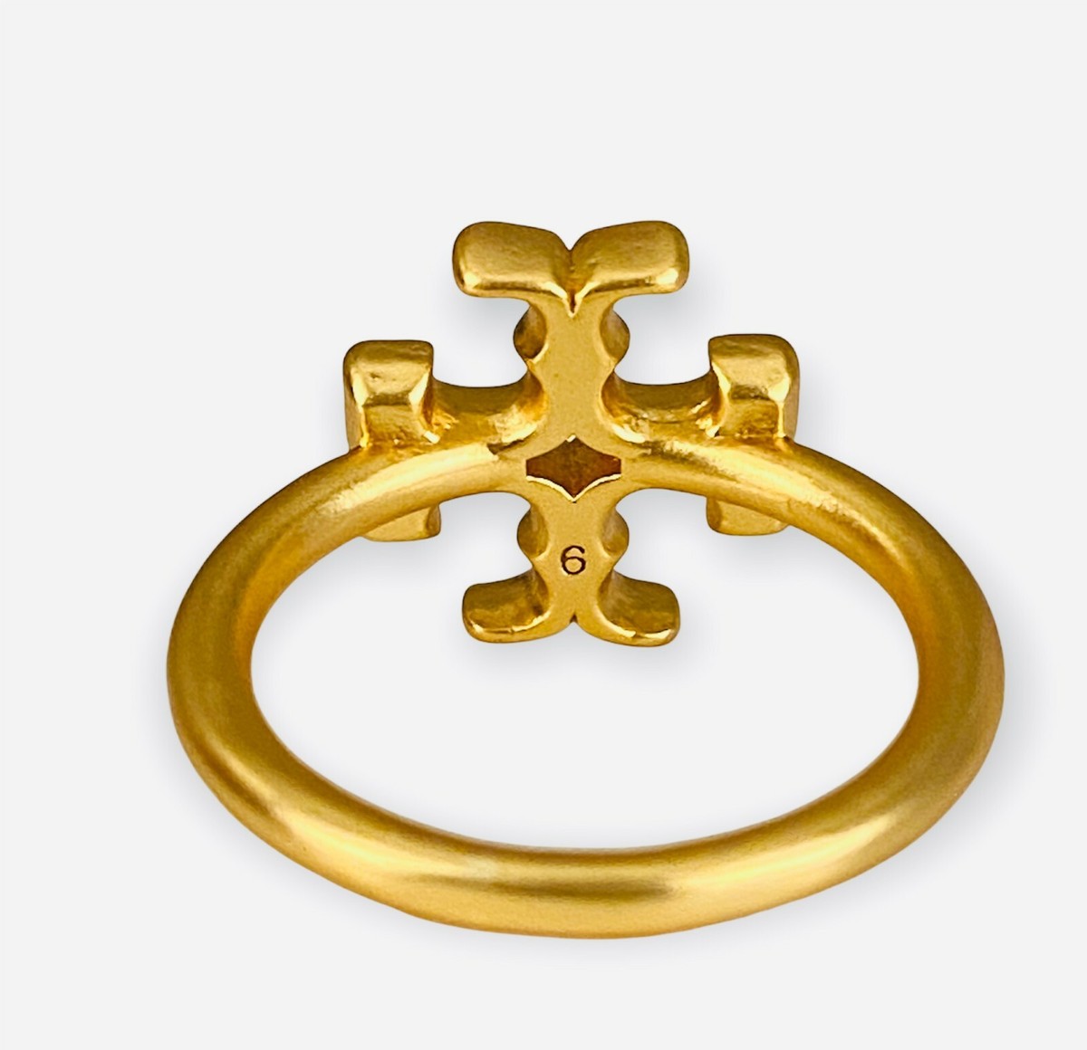 Tory burch gold/ freesia ring size 6 brand new comes with dust bag Forget Me Not Stacking Ring Set: Women main image 2