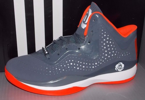 MENS ADIDAS "Derrick Rose" D ROSE 773 III ONIX / SOL RED / FTW WHITE SIZE 11