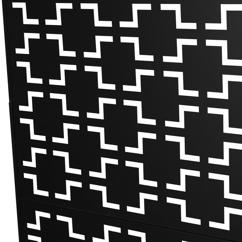 Outdoor Decorative Privacy Screen Panel Planter Wall Metal Fence Panels