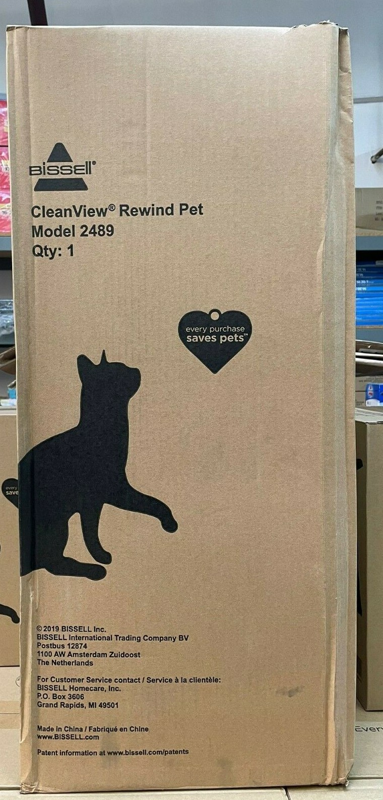 BISSELL 2489 CleanView Rewind Pet Blue Vacuum Cleaner for sale online eBay