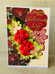 valentine quilling cards